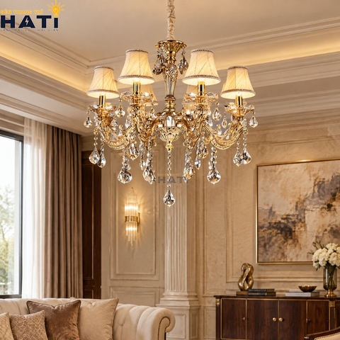 Đèn chùm cổ điển Rodite 8 bóng