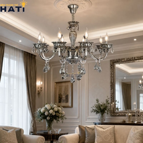 Đèn chùm pha lê Cosy 8 bóng