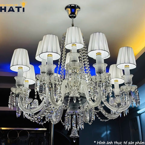 Đèn chùm pha lê Madi 12 bóng
