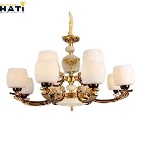 Đèn chùm tân cổ điển Hamono 12 bóng