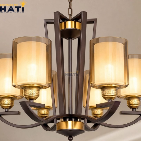 Đèn chùm tân cổ điển Lytical 6 bóng