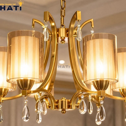 Đèn chùm tân cổ điển Prag 6 bóng