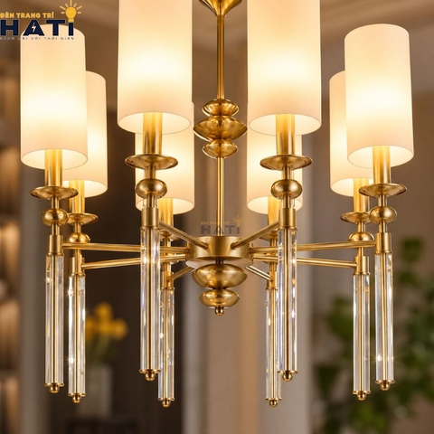 Đèn chùm tân cổ điển Sible 8 bóng
