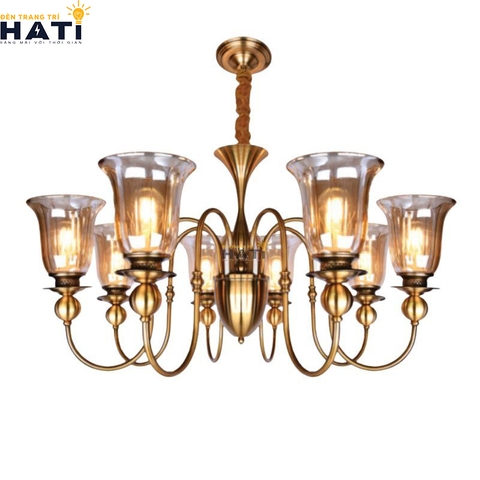 Đèn chùm tân cổ điển Tious 8 bóng
