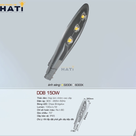 Đèn đường led Anfaco DDB 50w - 100w - 150w