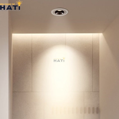 Đèn LED âm trần thông minh xoay góc