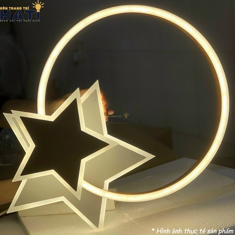 Đèn LED ốp trần 2 ngôi sao