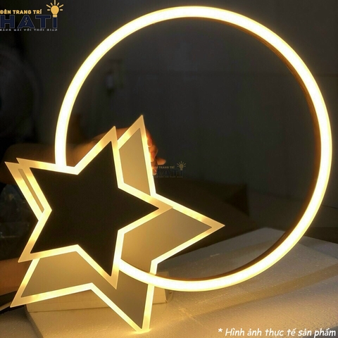 Đèn LED ốp trần 2 ngôi sao