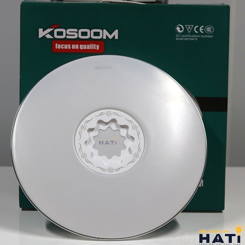 Đèn led ốp trần Kosoom hoa mẫu đơn