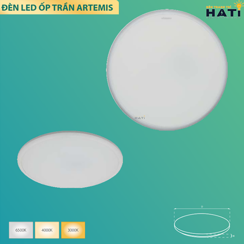 Đèn led ốp trần Kosoom ốp trần Artemis