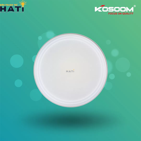 Đèn led ốp trần Kosoom ốp trần Sapphire viền cam xanh dương bạc