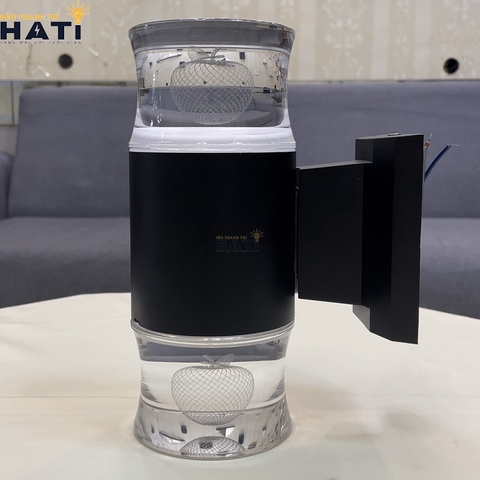 Đèn ống nhòm 2 đầu hoạ tiết trái táo