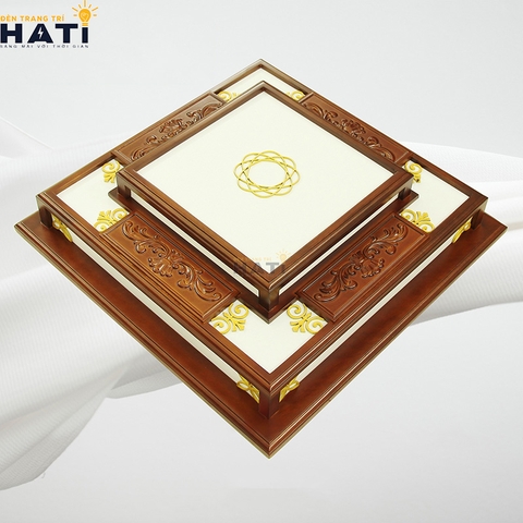 Đèn ốp gỗ Bris
