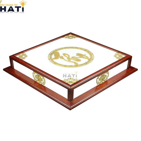 Đèn ốp gỗ chữ Thọ