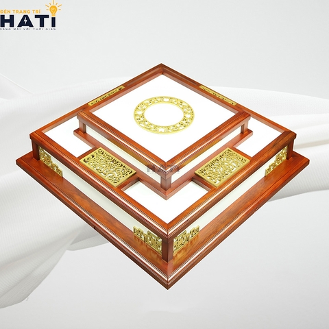 Đèn ốp gỗ Sape