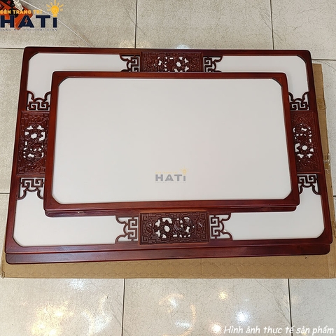 Đèn ốp gỗ Solen