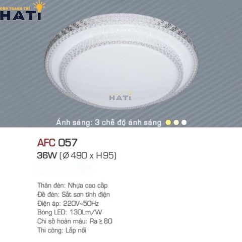 Đèn ốp nổi Anfaco AFC 057 36w