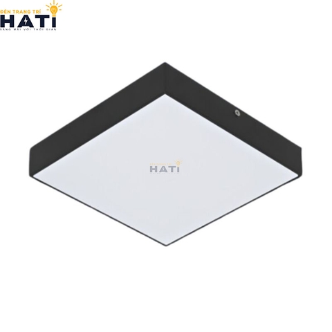 Đèn ốp nổi Anfaco vuông vỏ đen AFC 580 D 15w - 22w - 32w - 40w