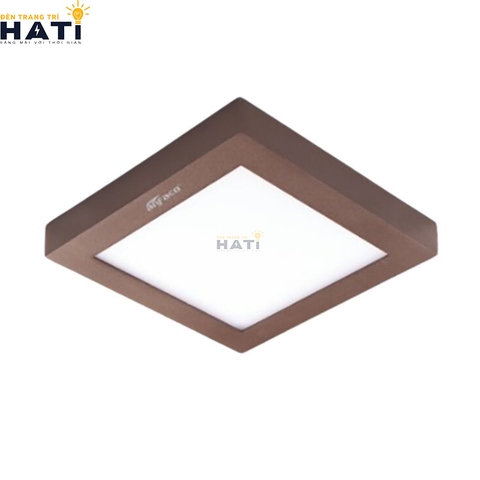 Đèn ốp nổi Anfaco vuông vỏ nâu AFC 556 6w- 12w-18w-22w