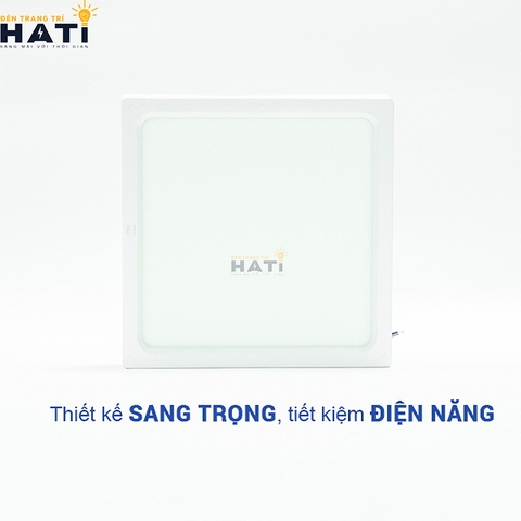 Đèn ốp nổi TLC vuông vỏ trắng 6w/12w/18w/24w