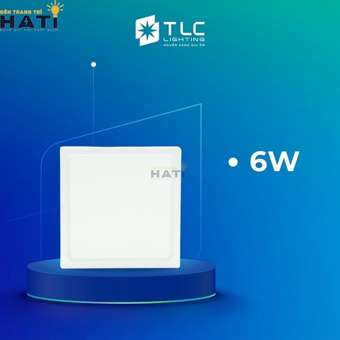 Đèn ốp nổi TLC vuông vỏ trắng 6w/12w/18w/24w