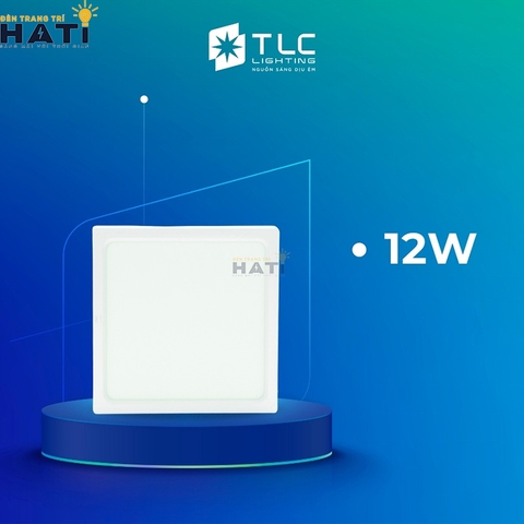 Đèn ốp nổi TLC vuông vỏ trắng 6w/12w/18w/24w