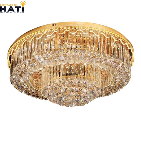 Đèn ốp pha lê tròn Jocely - HTC 9129QB