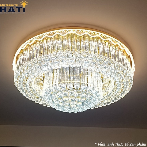 Đèn ốp pha lê tròn Jocely - HTC 9129QB