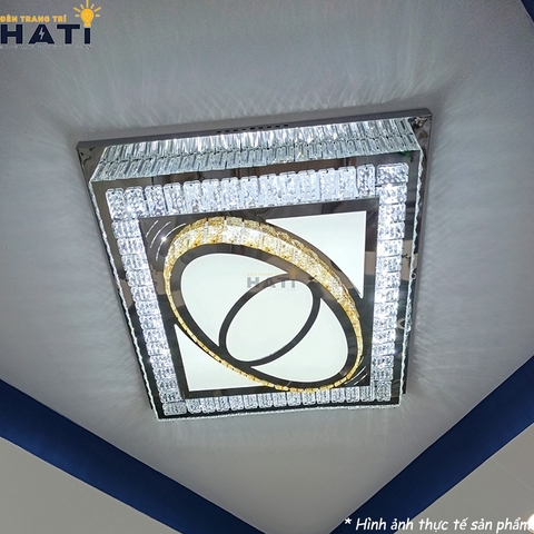 Đèn ốp pha lê vuông Edenia - HTC 051Q