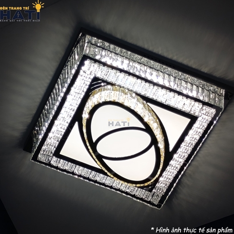 Đèn ốp pha lê vuông Edenia - HTC 051Q