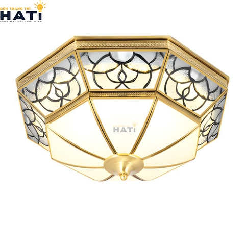 Đèn ốp trần đồng Florentia