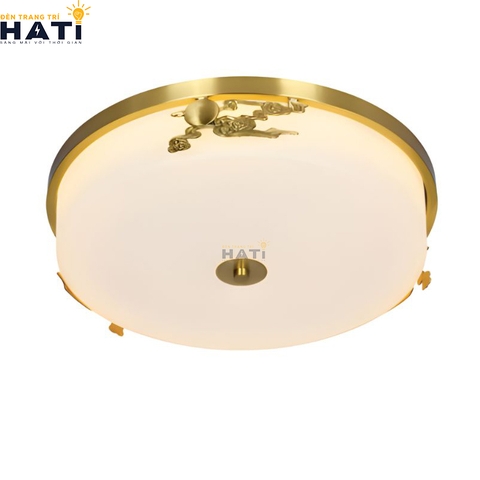 Đèn ốp trần đồng Imperial Crown