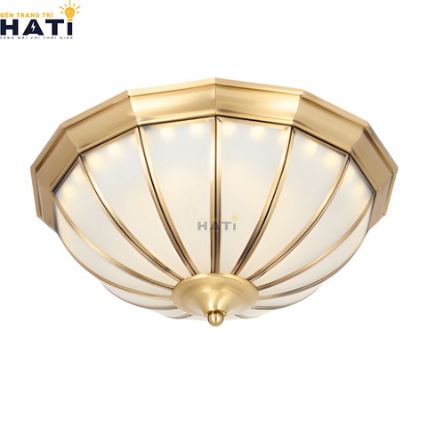 Đèn ốp trần đồng Valdoria