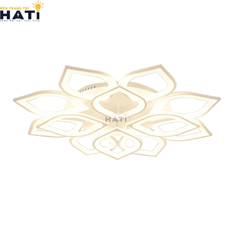 Đèn ốp trần led hoa sen 8+4 cánh