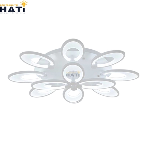Đèn ốp trần led tai thỏ 12 cánh