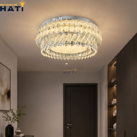 Đèn ốp trần pha lê Billis