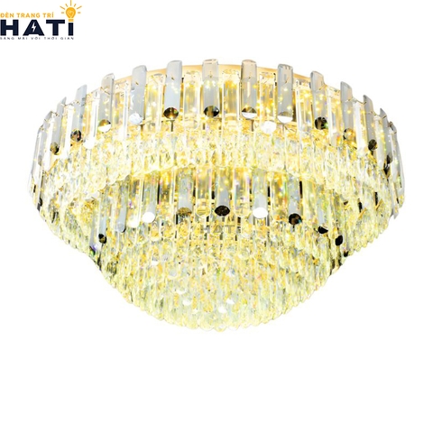 Đèn ốp trần phâ lê tròn Bolus