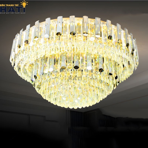 Đèn ốp trần phâ lê tròn Bolus