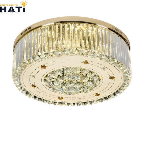 Đèn ốp trần pha lê tròn Nyxen