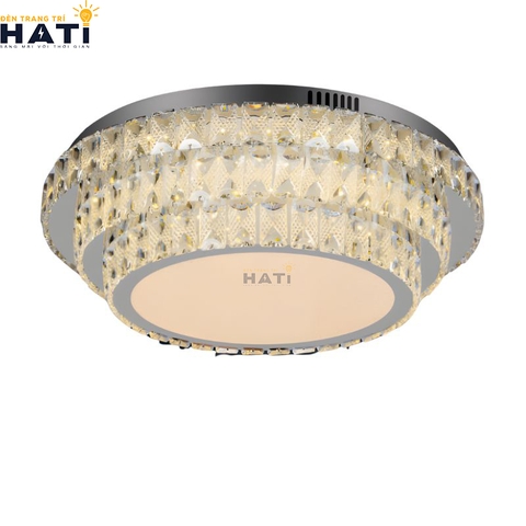 Đèn ốp trần pha lê tròn Pylus