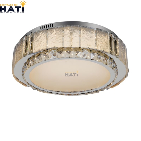 Đèn ốp trần pha lê tròn Theron