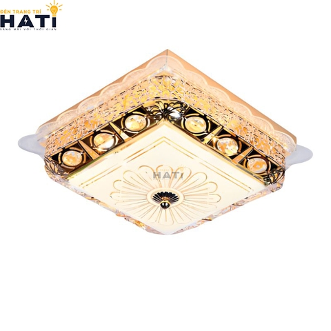 Đèn ốp trần pha lê  vuông Kaelis