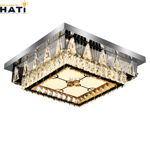 Đèn ốp trần pha lê  vuông Kairo