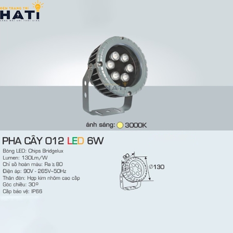 Đèn pha mặt dựng Anfaco PHA CÂY 012 3w - 6w - 9w - 12w - 18w