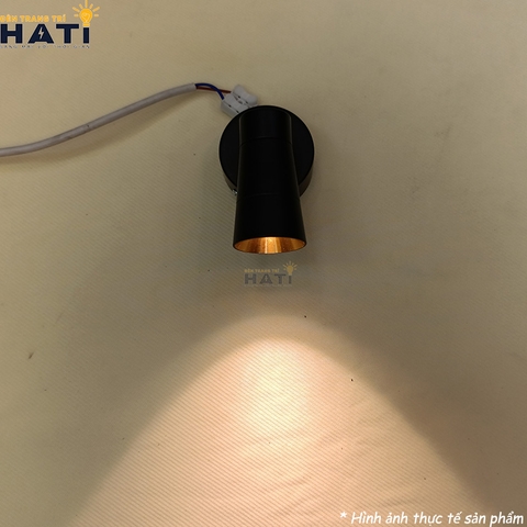 Đèn rọi đế ngồi Harri vỏ đen