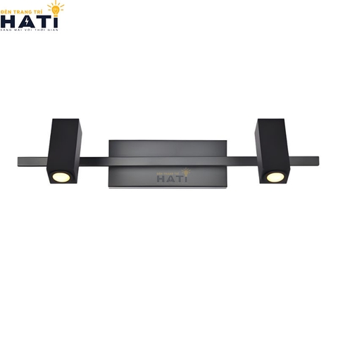 Đèn rọi gương 2 bóng Larkin màu đen