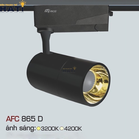 Đèn rọi ray Anfaco AFC 865 màu trắng - đen 30w