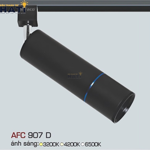 Đèn rọi ray Anfaco AFC 907 màu trắng - đen 12w