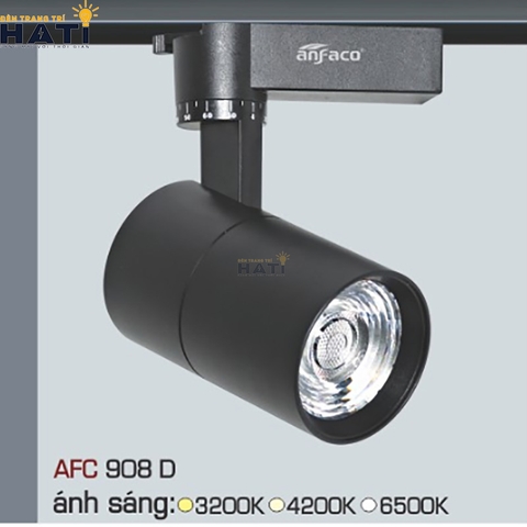 Đèn rọi ray Anfaco AFC 908 màu trắng - đen 9w - 15w - 20w