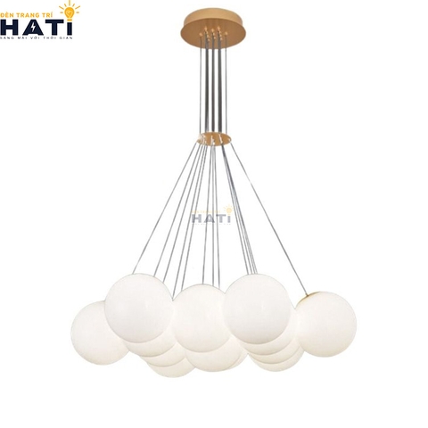 Đèn thả chùm mặt trăng 13 bóng